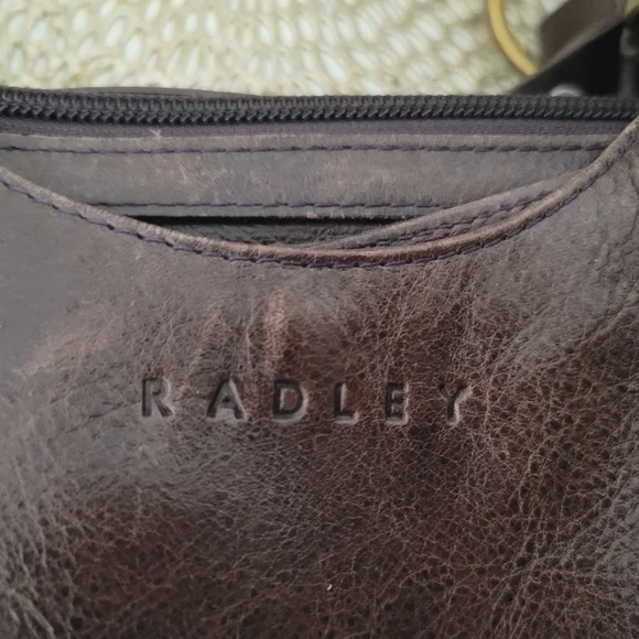 RADLEY LONDON Dark Brown Leather Shoulder Bag - Picture 7 of 13